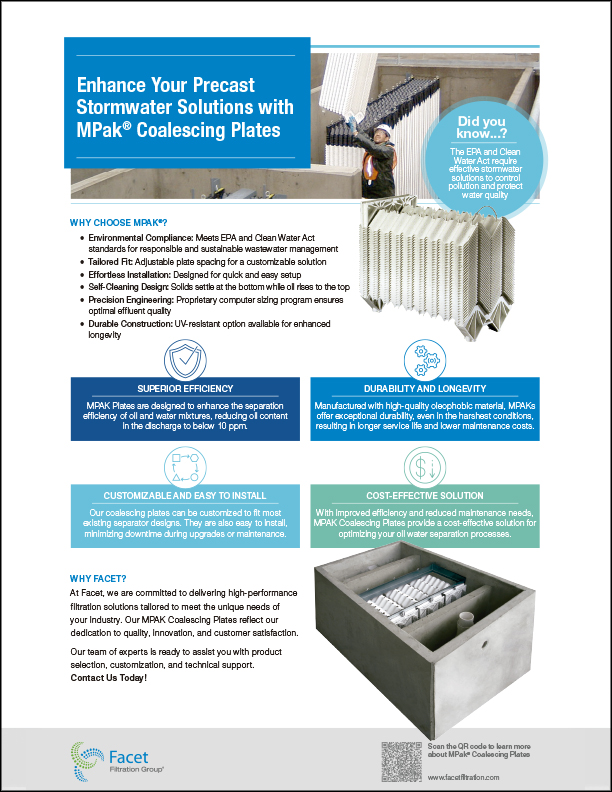 MPAK COALESCING PLATES LEAFLET
